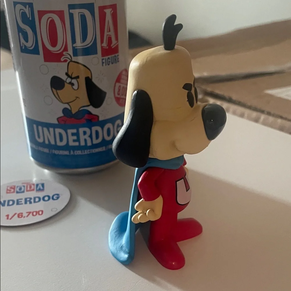 Funko Soda Underdog Figure in Red and Blue